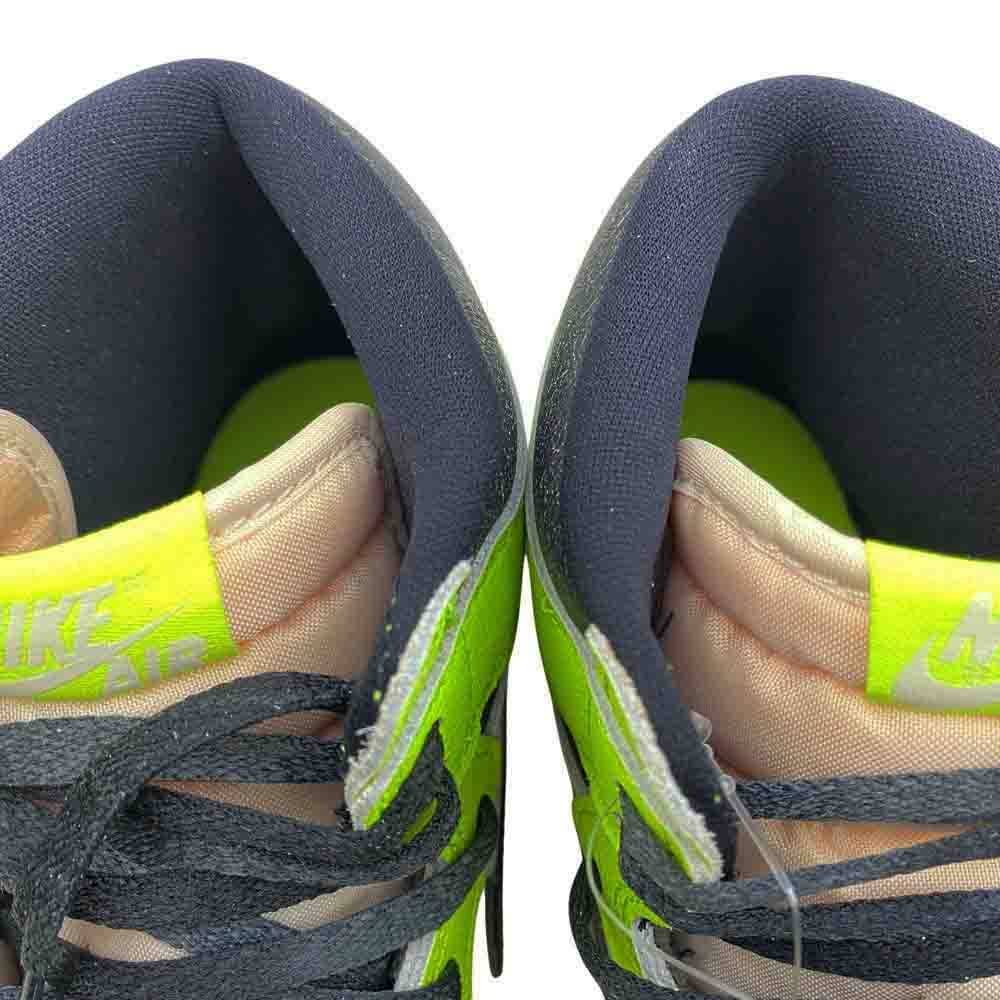 NIKE ナイキ 555088-702 Air Jordan 1 High OG Volt Visionaire AJ1 エアジョーダン1 ハイ OG ボルト ヴィジョネア ハイカット スニーカー ライトグリーン系 28cm【新古品】【未使用】【中古】