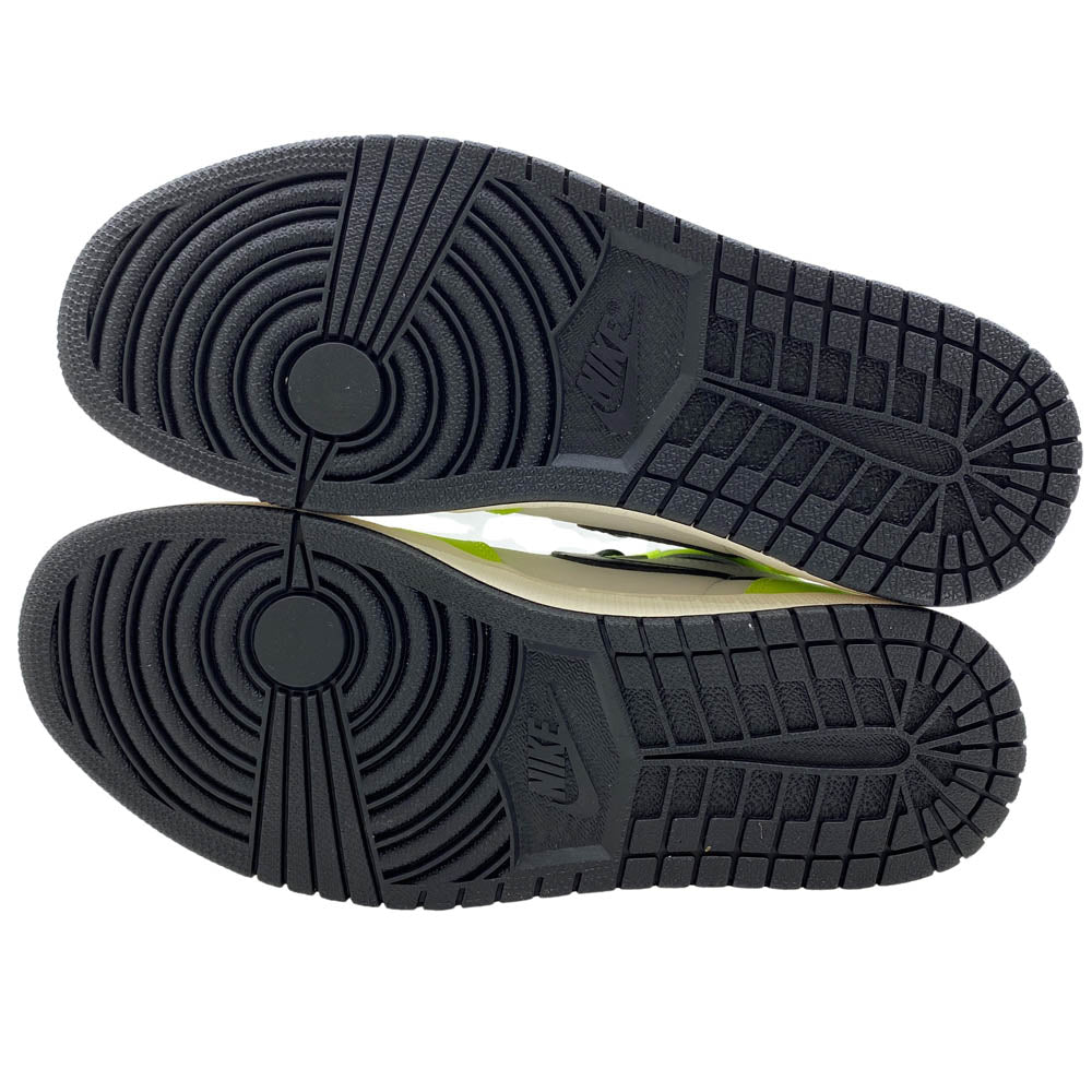 NIKE ナイキ 555088-702 Air Jordan 1 High OG Volt Visionaire AJ1 エアジョーダン1 ハイ OG ボルト ヴィジョネア ハイカット スニーカー ライトグリーン系 28cm【新古品】【未使用】【中古】