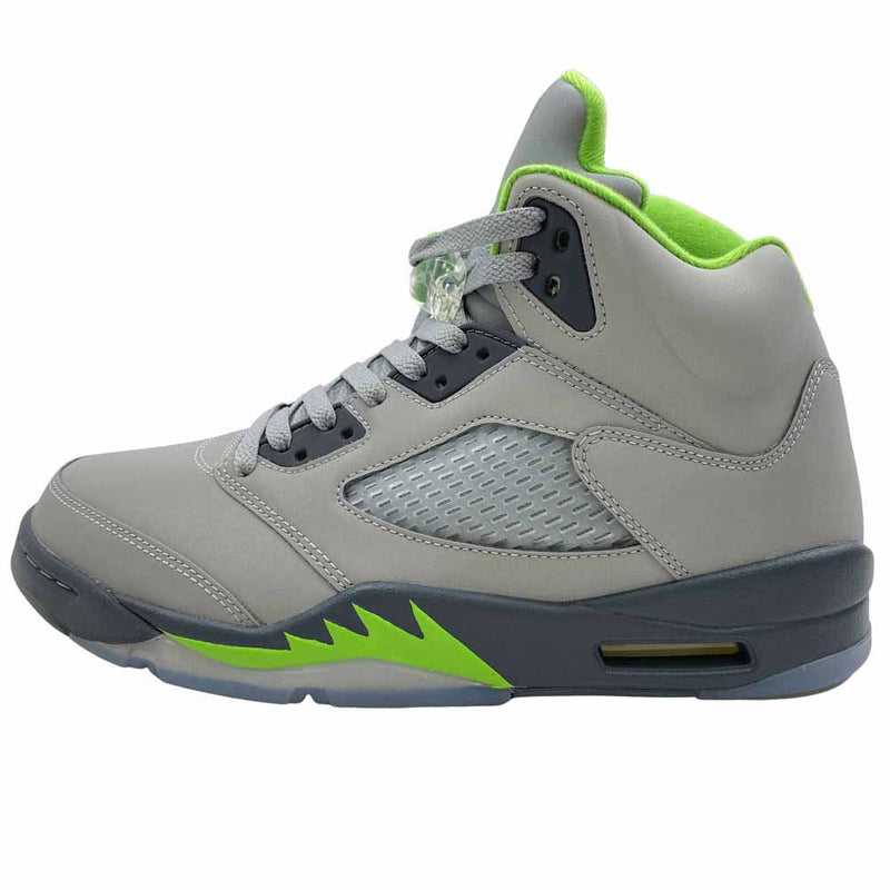 NIKE ナイキ DM9014-003 Air Jordan 5 Green Bean AJ5 エアジョーダン グリーンビーン ハイカットスニーカー グレー系 28cm【新古品】【未使用】【中古】