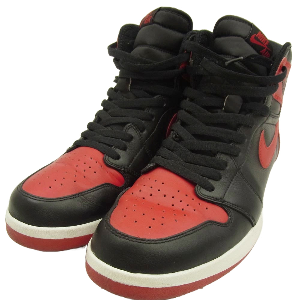 NIKE ナイキ 768861-001 Air Jordan 1.5 High The Return Gym Red White エアジョーダン1.5 ハイ ザ リターン ハイカットスニーカー ブラック系 レッド系 28.5cm【中古】