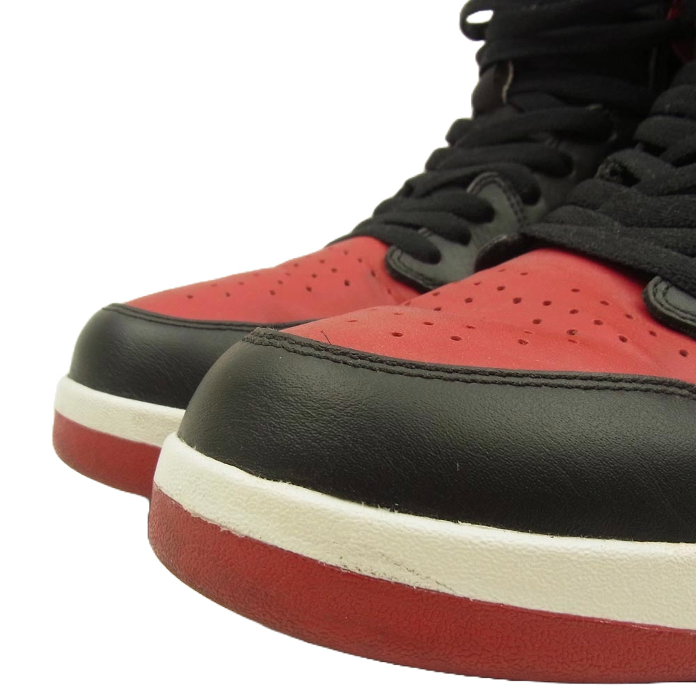 NIKE ナイキ 768861-001 Air Jordan 1.5 High The Return Gym Red White エアジョーダン1.5 ハイ ザ リターン ハイカットスニーカー ブラック系 レッド系 28.5cm【中古】