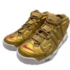 Supreme シュプリーム 902290-700 × NIKE ナイキ AIR MORE UPTEMPO METALLIC GOLD フェイクバスターズ 鑑定済 エア モア アップテンポ モアテン メタリック ゴールド ハイカットスニーカー メタリック ゴールド 28cm【中古】