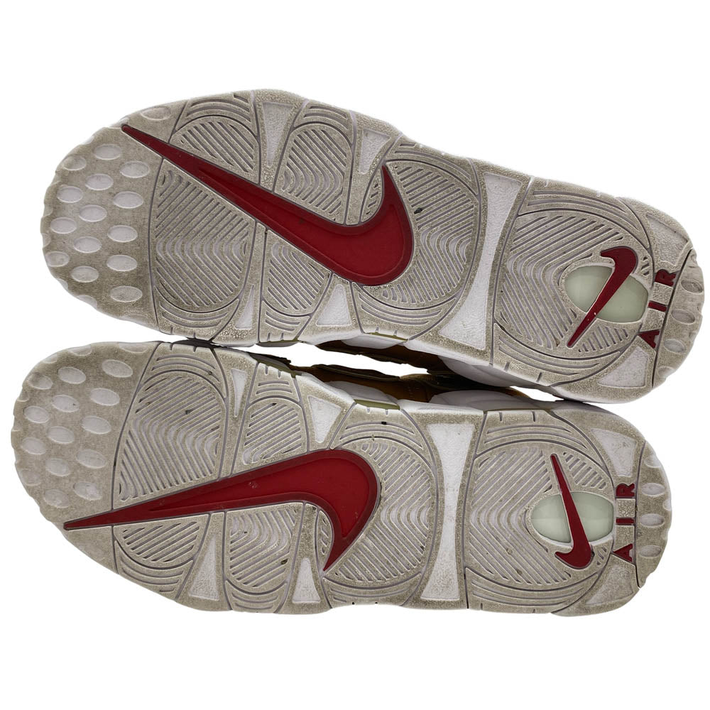 Supreme シュプリーム 902290-700 × NIKE ナイキ AIR MORE UPTEMPO METALLIC GOLD フェイクバスターズ 鑑定済 エア モア アップテンポ モアテン メタリック ゴールド ハイカットスニーカー メタリック ゴールド 28cm【中古】
