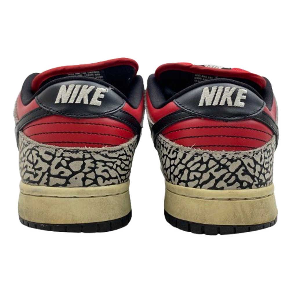 Supreme シュプリーム 12SS 313170-600 × NIKE ナイキ SB Dunk Low Red Cement フェイクバスターズ 鑑定済 ダンク ロー レッド セメント ローカットスニーカー 28cm【中古】