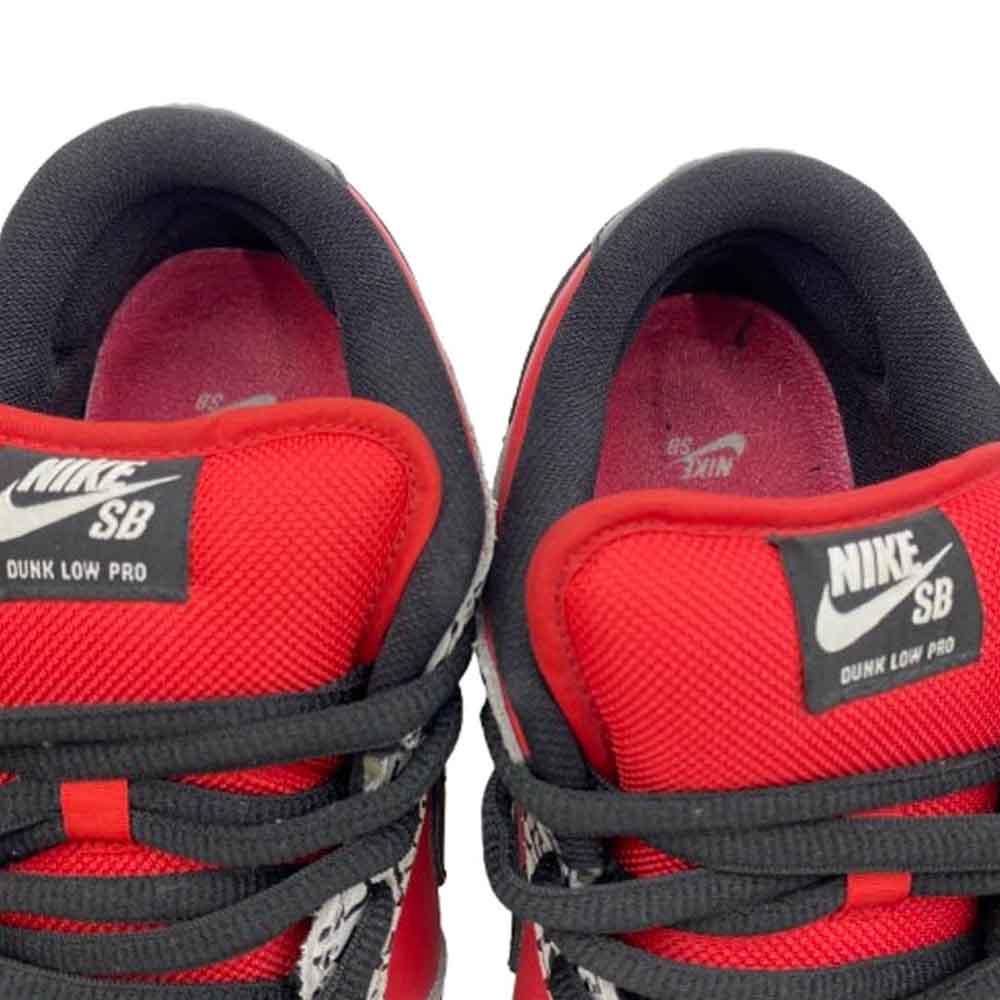 Supreme シュプリーム 12SS 313170-600 × NIKE ナイキ SB Dunk Low Red Cement フェイクバスターズ 鑑定済 ダンク ロー レッド セメント ローカットスニーカー 28cm【中古】