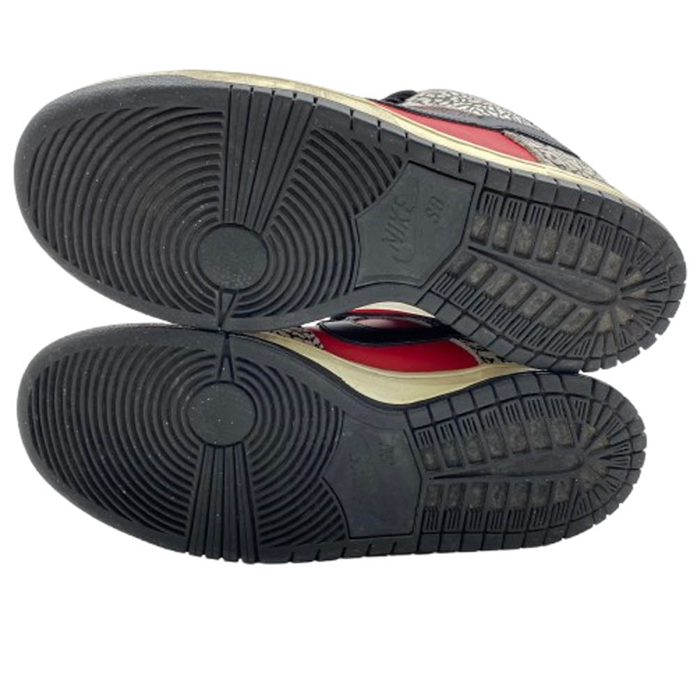 Supreme シュプリーム 12SS 313170-600 × NIKE ナイキ SB Dunk Low Red Cement フェイクバスターズ 鑑定済 ダンク ロー レッド セメント ローカットスニーカー 28cm【中古】