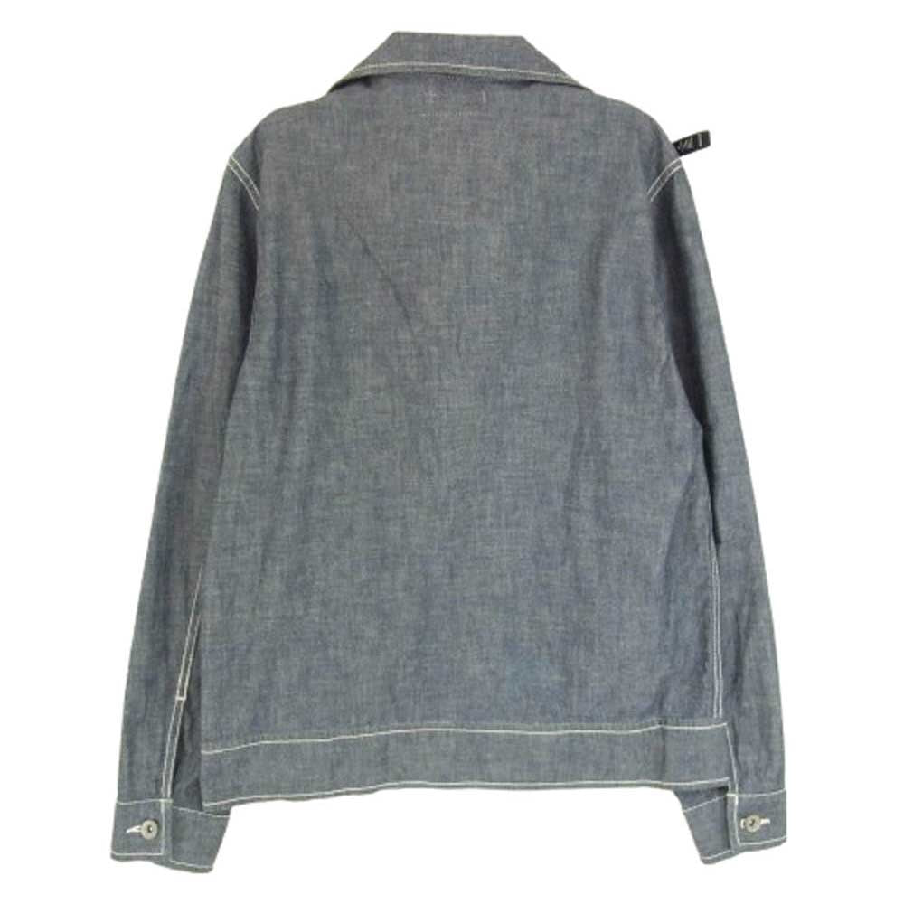 WTAPS ダブルタップス 121LTDT-JKM01 DECK ロゴプリント シャンブレー ワーク ジャケット ブルー系 2【中古】