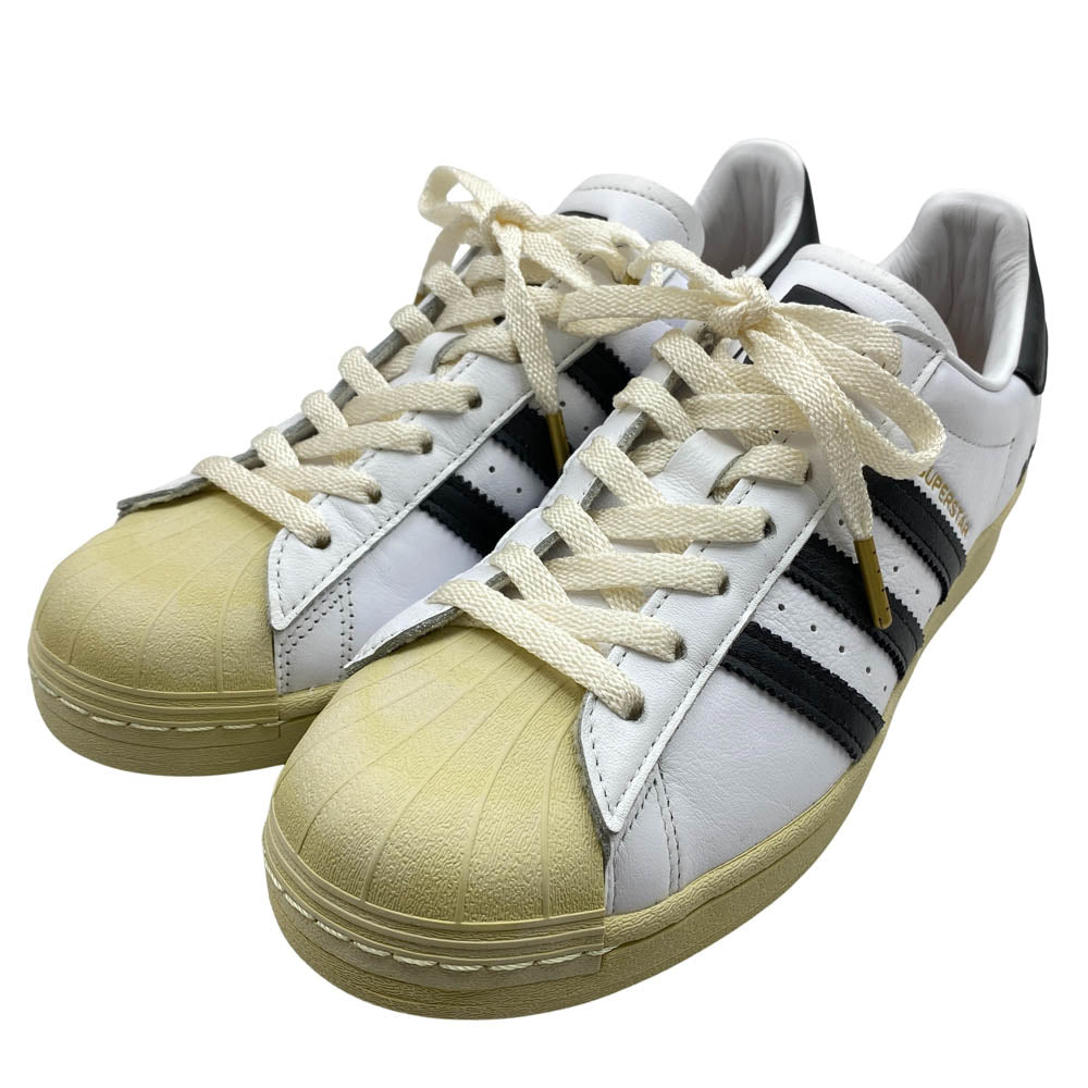 adidas アディダス FV2831 Superstar スーパースターWhite Black Aged Sole ホワイト ブラック エイジド ソール スニーカー 28cm【中古】