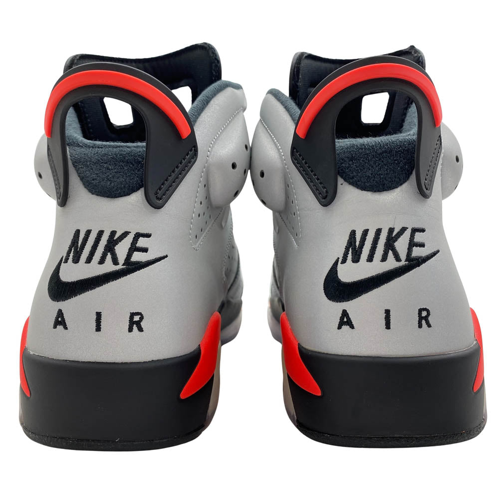 NIKE ナイキ CI4072-001 Air Jordan 6 Reflective Infrared エアジョーダン6 リフレクティブ インフラレッド ハイカットスニーカー シルバー系 28cm【中古】