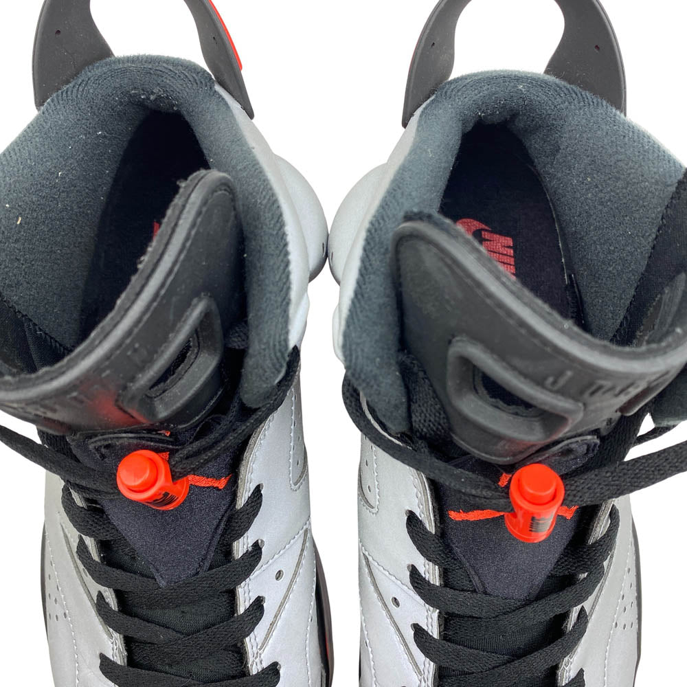 NIKE ナイキ CI4072-001 Air Jordan 6 Reflective Infrared エアジョーダン6 リフレクティブ インフラレッド ハイカットスニーカー シルバー系 28cm【中古】