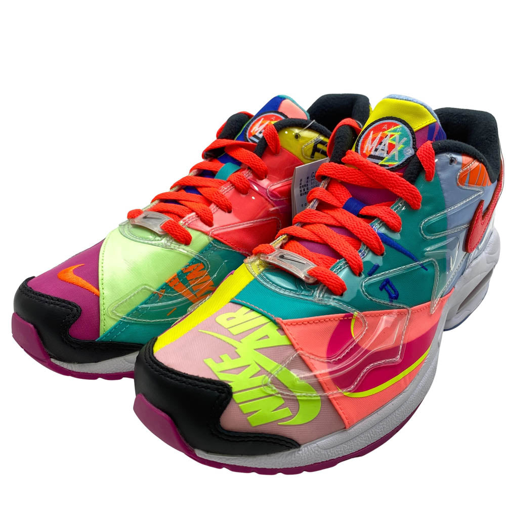 NIKE ナイキ CJ6200-001 × atmos アトモス  Air Max 2 Light Multi エアマックス2 ライト マルチ スニーカー マルチカラー系 28cm【新古品】【未使用】【中古】