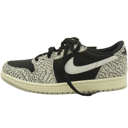 NIKE ナイキ CZ0790-001 Air Jordan 1 Retro Low OG Black Cement エアジョーダン1 レトロ ロー OG ブラックセメント スニーカー 28cm【新古品】【未使用】【中古】