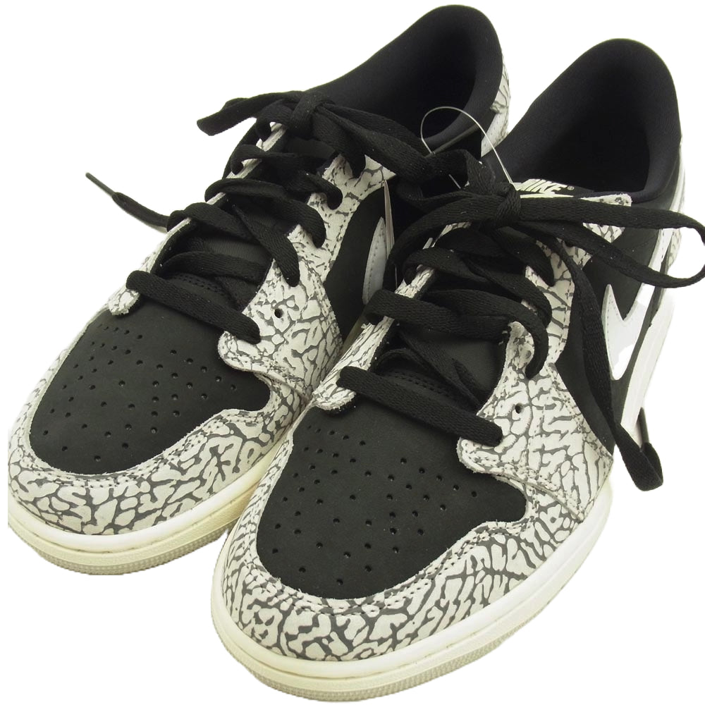 NIKE ナイキ CZ0790-001 Air Jordan 1 Retro Low OG Black Cement エアジョーダン1 レトロ ロー OG ブラックセメント スニーカー 28cm【新古品】【未使用】【中古】