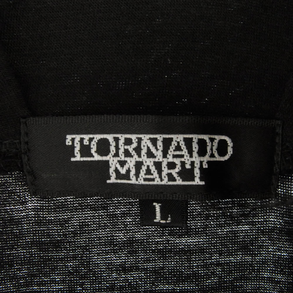 TORNADO MART トルネードマート TORNADO MART フーディ 長袖 Tシャツ ブラック系 L【中古】