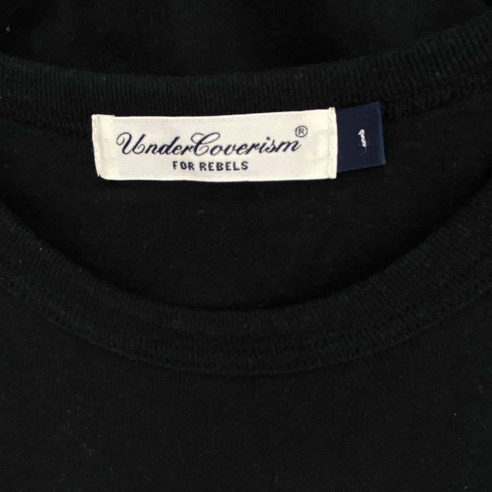 UNDERCOVER アンダーカバー Unreal期 プリント Tシャツ ブラック系 1【中古】
