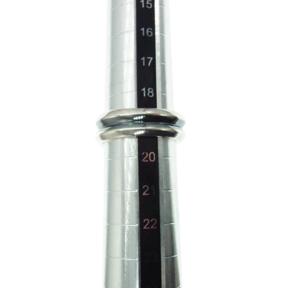 PUERTA DEL SOL プエルタデルソル シルバー950 サファイヤ スネーク リング シルバー系 19号【中古】