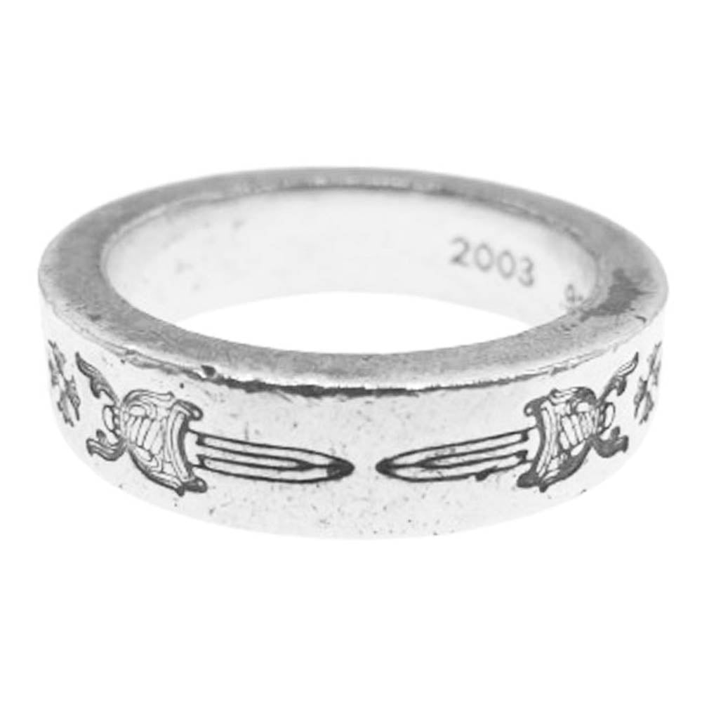 CHROME HEARTS クロムハーツ（原本無） 6mm SPACER DAGGER 6mm スペーサーダガー リング シルバー系 20号【中古】
