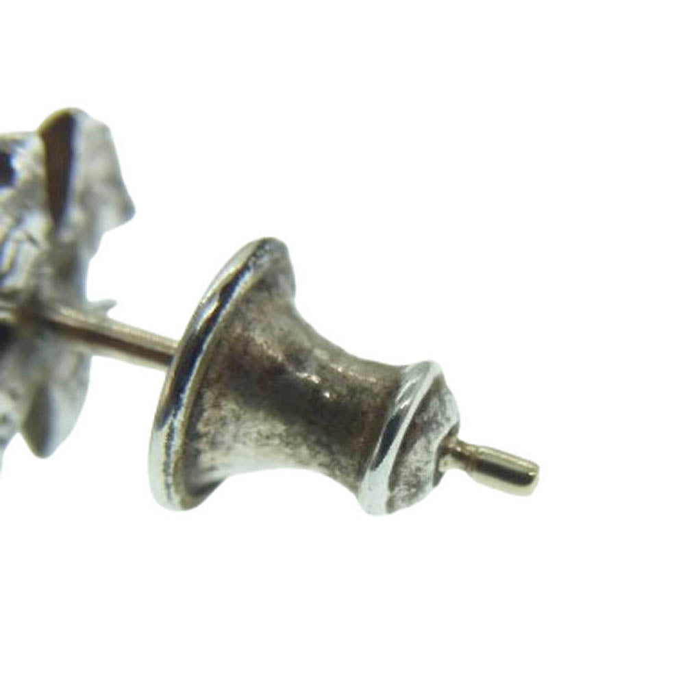 CHROME HEARTS クロムハーツ（原本無） No2 CH CRS CH CHクロス スタッド ピアス シルバー系【中古】