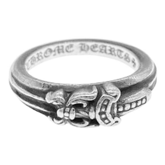 CHROME HEARTS クロムハーツ（原本無） BABY CLSC ベイビークラシック ダガー シルバー リング シルバー系 9号【中古】