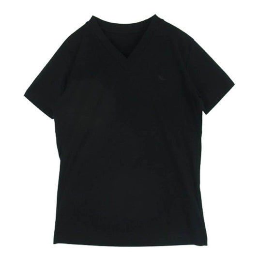 1piu1uguale3 ウノピュウノウグァーレトレ MRT343 COT398 MIDDLE V-NECK Vネック 半袖 Ｔシャツ ブラック系 4【中古】