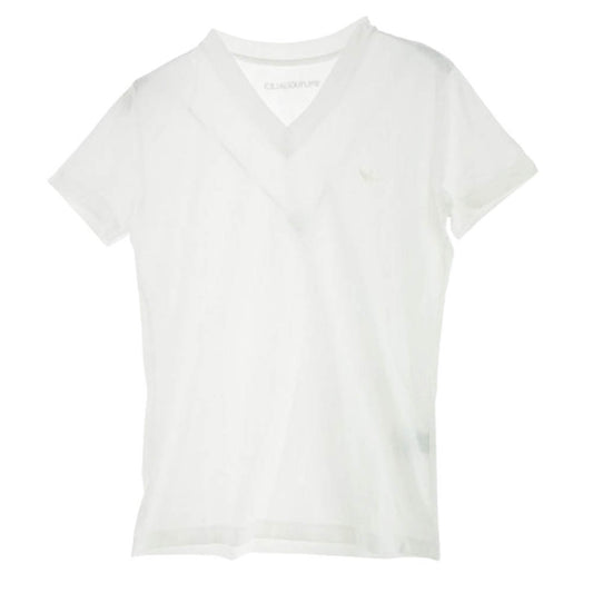 1piu1uguale3 ウノピュウノウグァーレトレ MRT343 MIDDLE V-NECK Vネック 半袖 Ｔシャツ ホワイト ホワイト系 3【中古】