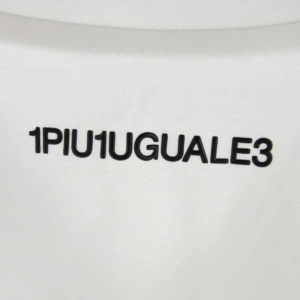 1piu1uguale3 ウノピュウノウグァーレトレ MRT343 MIDDLE V-NECK Vネック 半袖 Ｔシャツ ホワイト ホワイト系 3【中古】