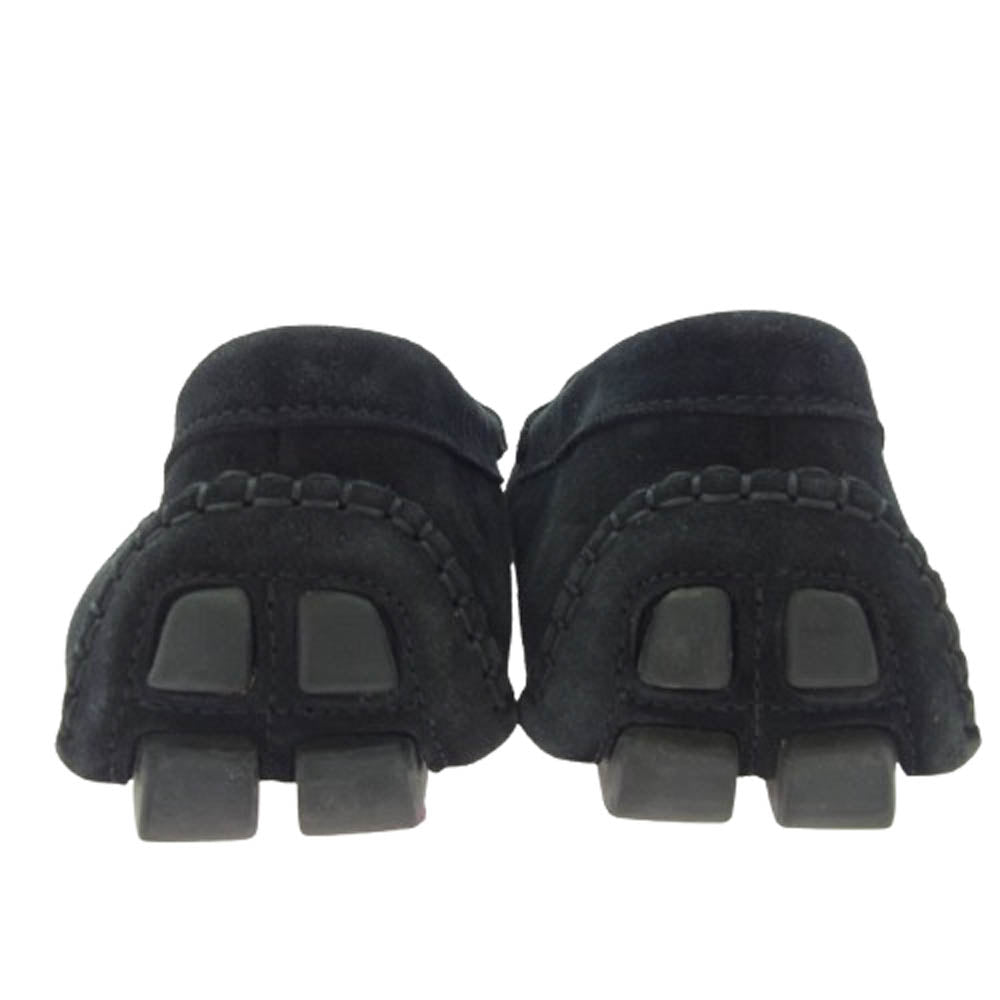 1piu1uguale3 ウノピュウノウグァーレトレ 113 スエード ローファー ブラック系 42【中古】