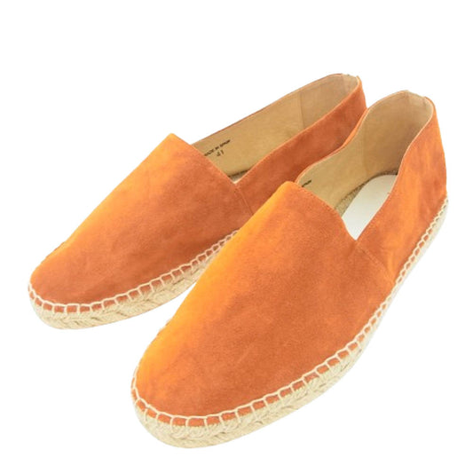 1piu1uguale3 ウノピュウノウグァーレトレ ESPADRILLE スエード エスパドリーユ シューズ オレンジ系 41【美品】【中古】