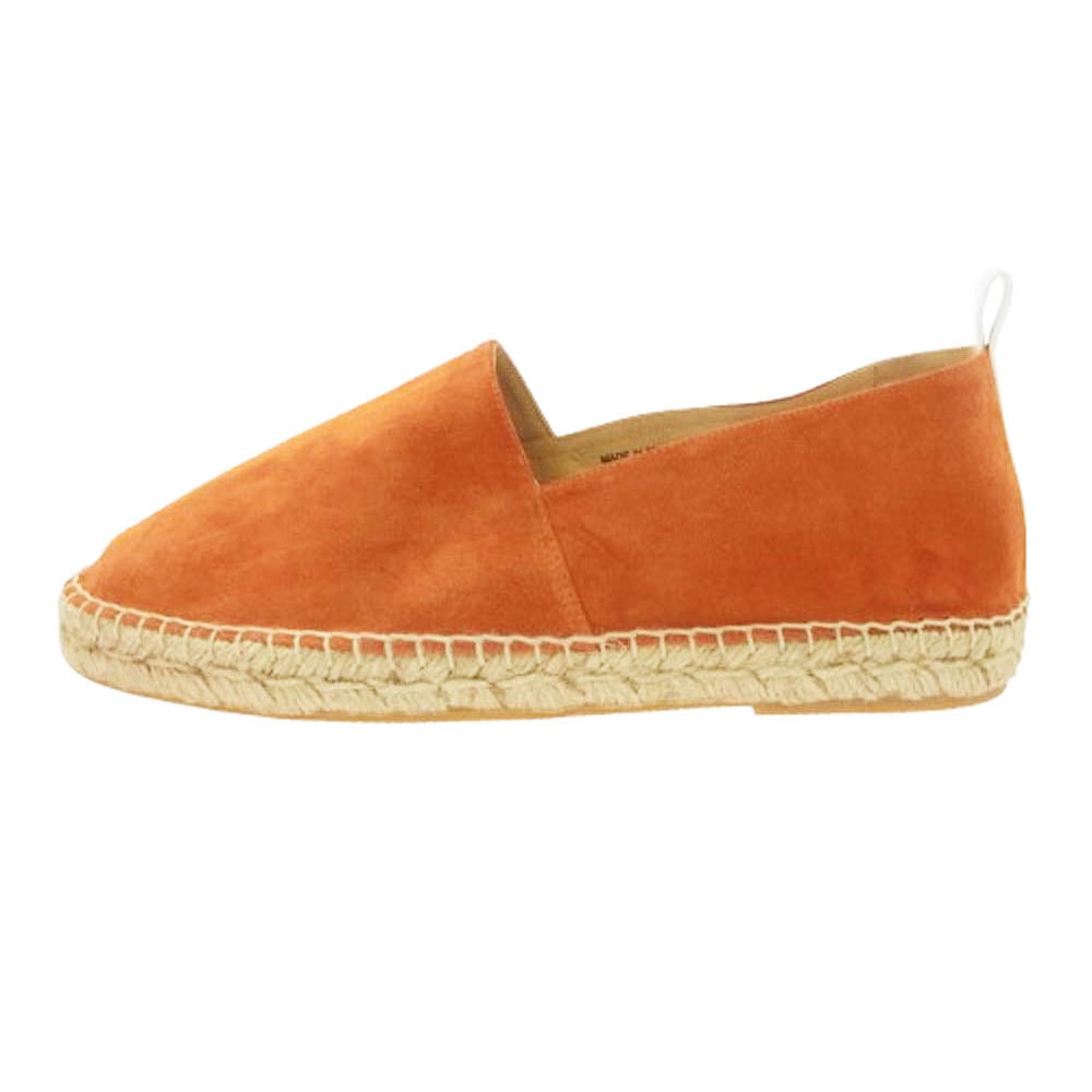 1piu1uguale3 ウノピュウノウグァーレトレ ESPADRILLE スエード エスパドリーユ シューズ オレンジ系 41【美品】【中古】