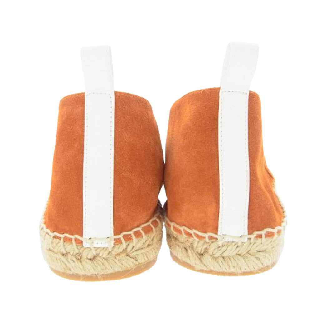 1piu1uguale3 ウノピュウノウグァーレトレ ESPADRILLE スエード エスパドリーユ シューズ オレンジ系 41【美品】【中古】