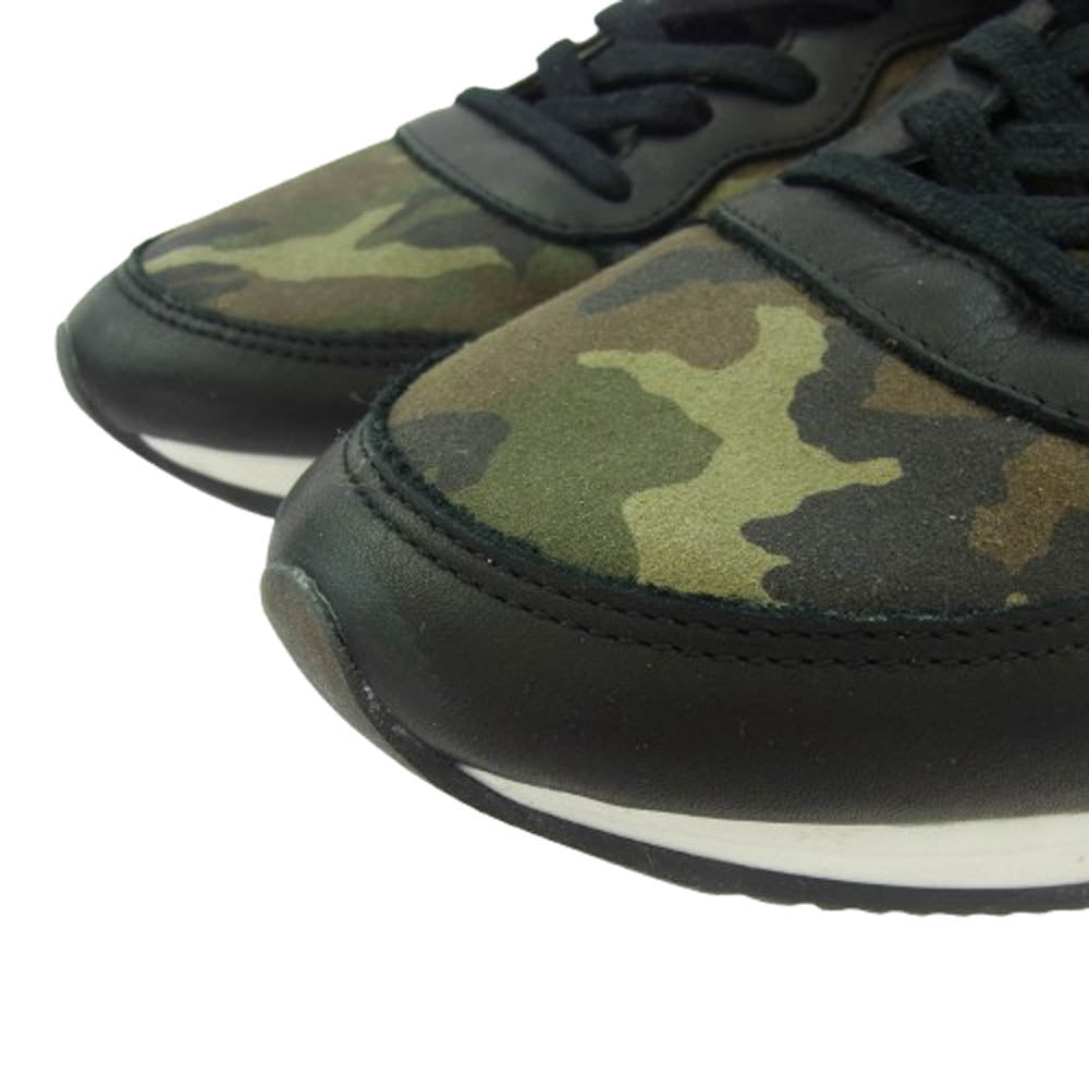 PHILIPPE MODEL フィリップモデル TRLU カモフラ 迷彩 ローカット スニーカー マルチカラー系 43【中古】