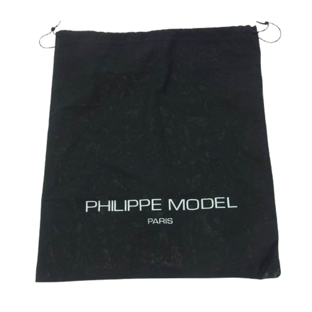 PHILIPPE MODEL フィリップモデル LELU デニム スリッポン スニーカー インディゴブルー系 41【美品】【中古】