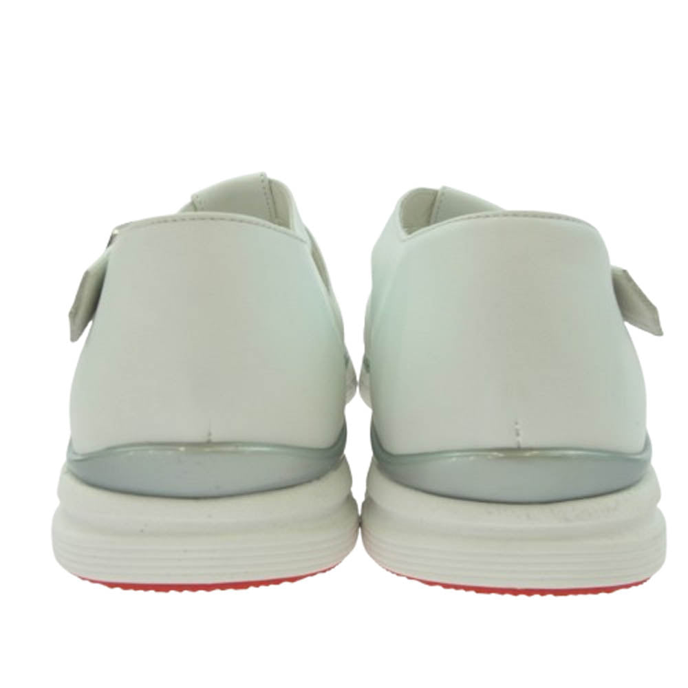 1piu1uguale3 ウノピュウノウグァーレトレ 001 GURKA SHOES グルカ サンダル レザー シューズ ホワイト ホワイト系 9【美品】【中古】