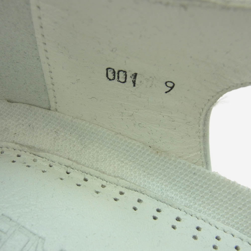1piu1uguale3 ウノピュウノウグァーレトレ 001 GURKA SHOES グルカ サンダル レザー シューズ ホワイト ホワイト系 9【美品】【中古】