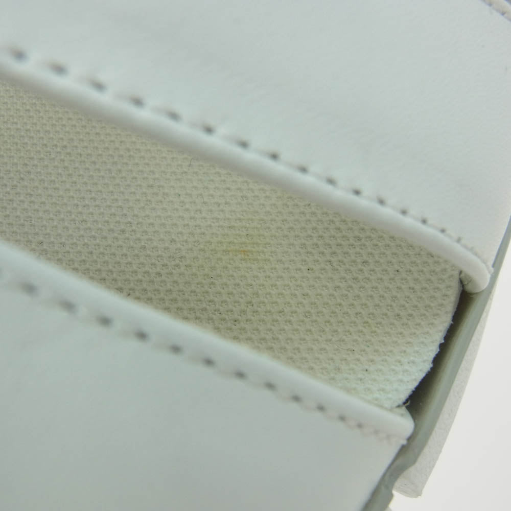 1piu1uguale3 ウノピュウノウグァーレトレ 001 GURKA SHOES グルカ サンダル レザー シューズ ホワイト ホワイト系 9【美品】【中古】