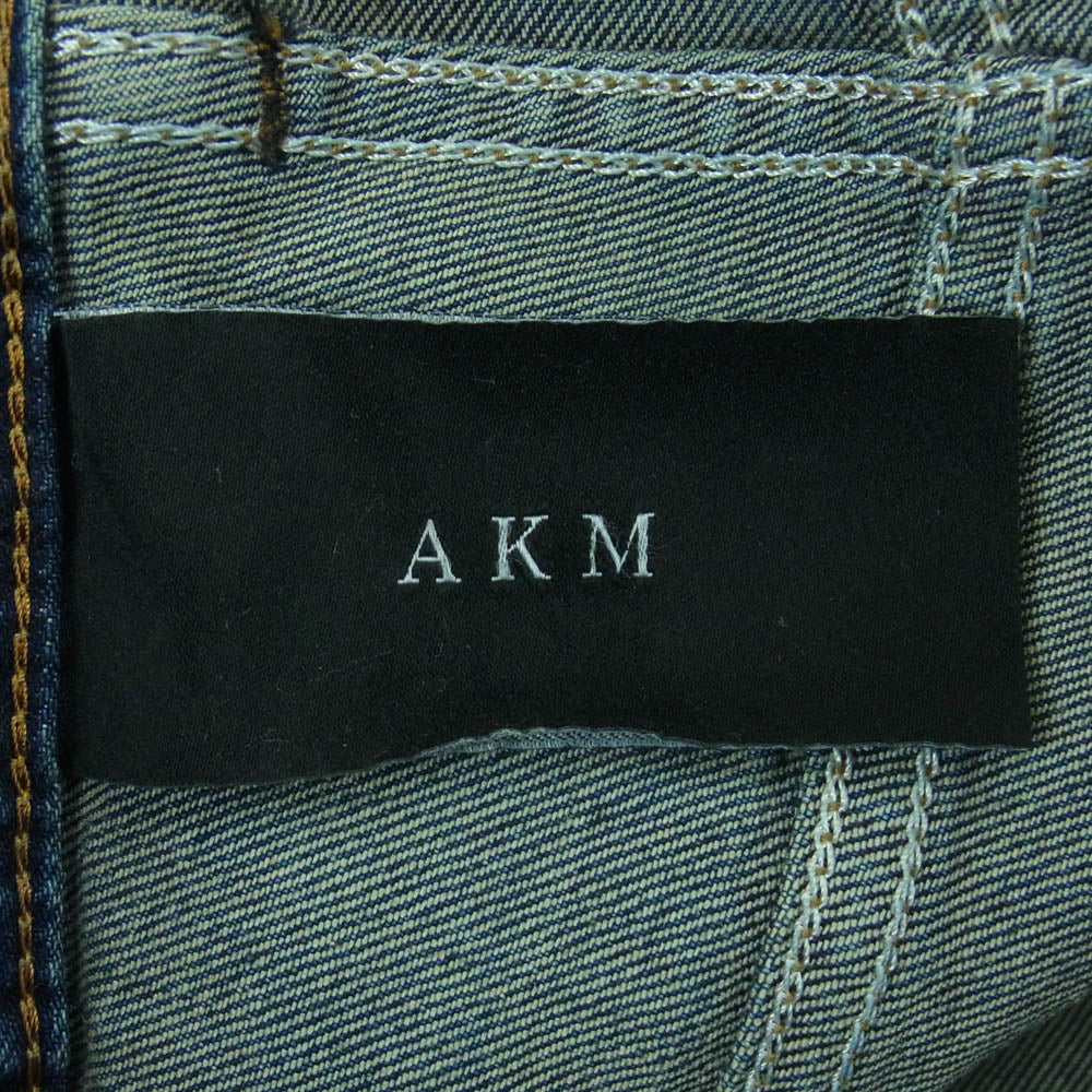 AKM エイケイエム WS0072 Wrangler ラングラー デニム パンツ 中国製 インディゴブルー系 M【中古】