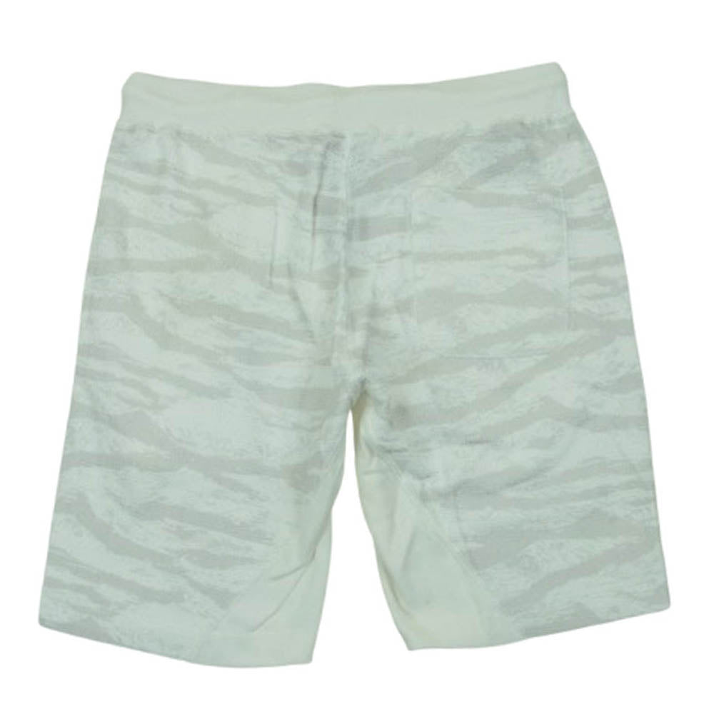 AKM エイケイエム 18SS J138 CTN157 RELAX SHORTS TIGER CAMO KHAKI ショート パンツ ショーツ ホワイト系 オフホワイト系 L【中古】