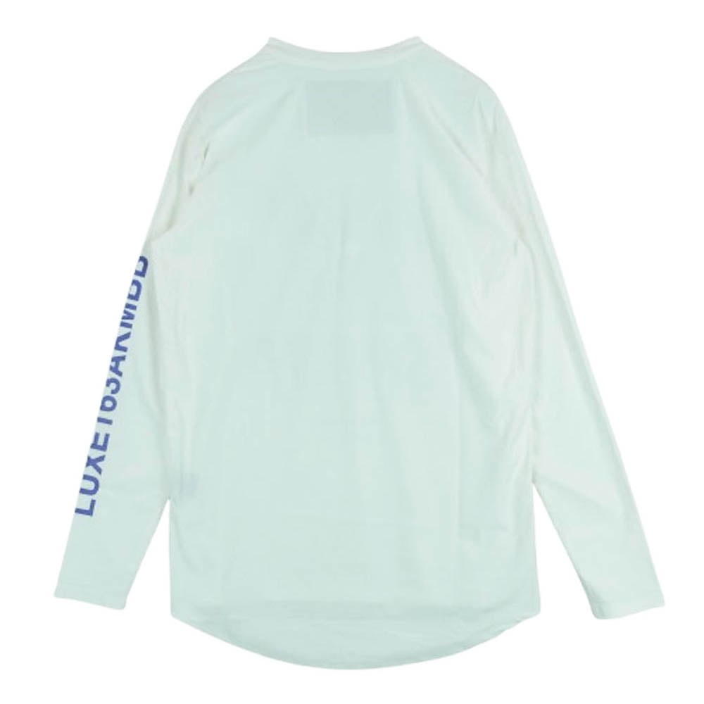 極美品 AKM ハイブリッドネックTシャツ S LUXE163AKMBB 極美品 AKM