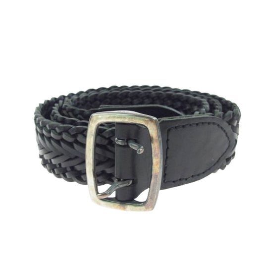AKM エイケイエム HardiVague別注 NEO TWO CLAW BURAL Leather Mesh Belt HG093 ブラック ネオツークローレザーメッシュベルト40mm ブラック【中古】