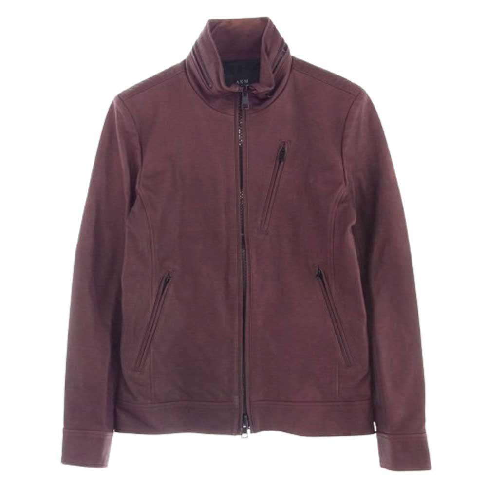AKM エイケイエム 18AW B286 COW048 DIA STAND RIDERS ダイヤキルト スタンド ライダースジャケット レザー ジャケット エンジ系 M【中古】