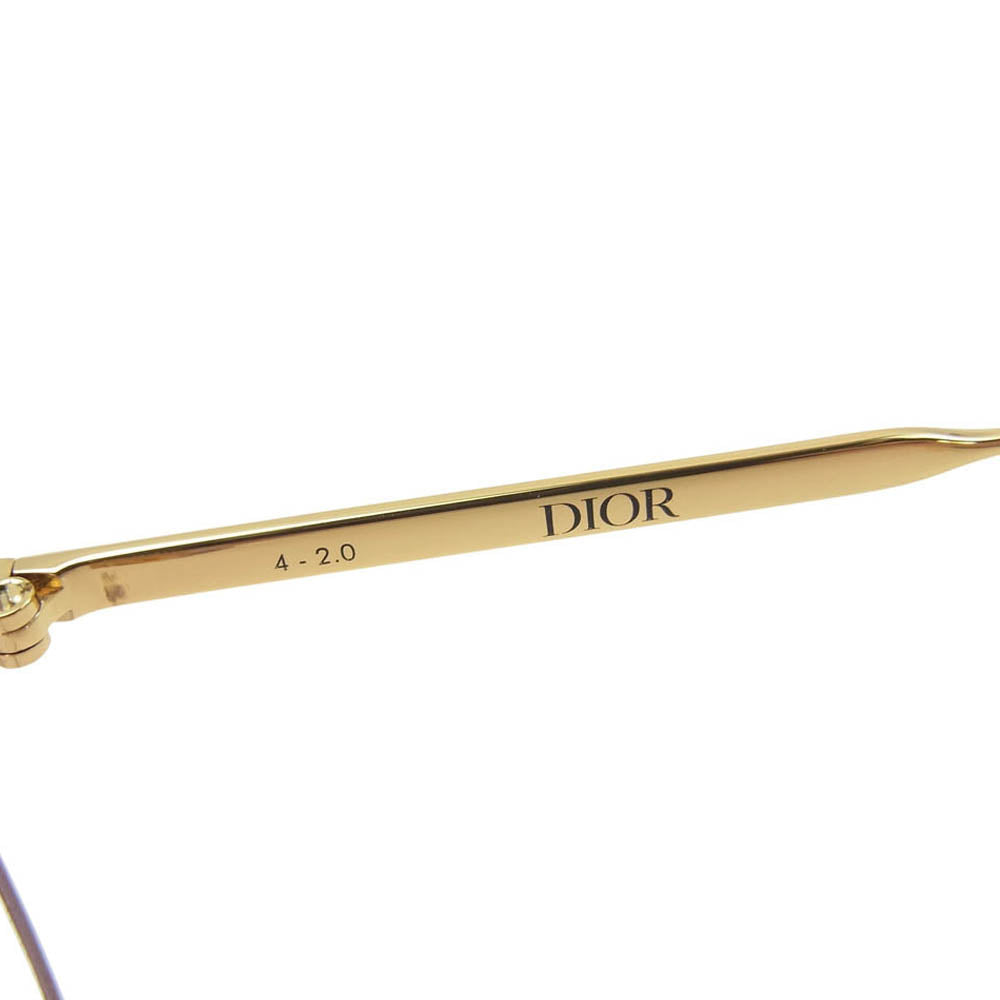 Christian Dior クリスチャンディオール TF07021082 度入りレンズ GEMDIORO SU A000 眼鏡 メガネ アイウェア【中古】 Christian Dior クリスチャンディオール TF07021082 度入りレンズ