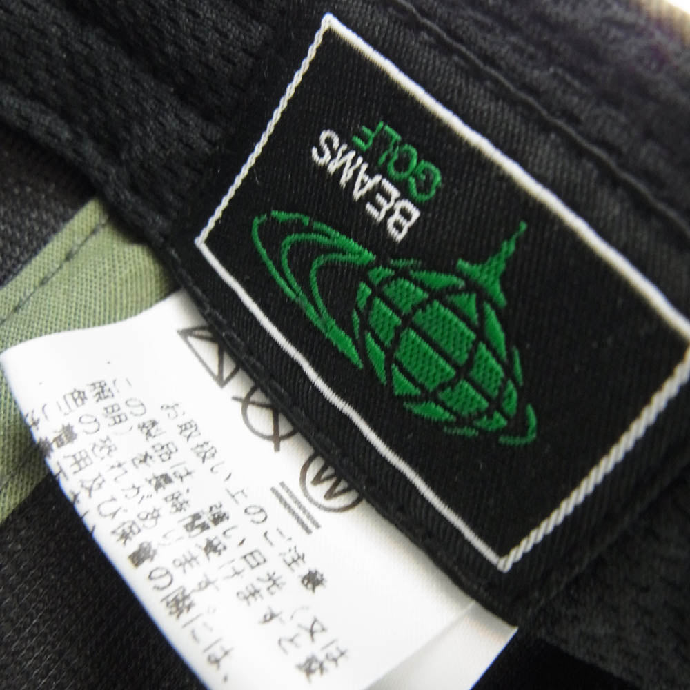 BEAMS ビームス GOLF ゴルフ キャップ グリーン系【中古】