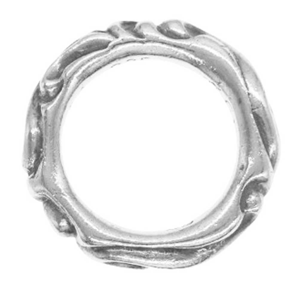 CHROME HEARTS クロムハーツ（原本無） SCRL BAND スクロール バンド リング シルバー系 11.5号【中古】