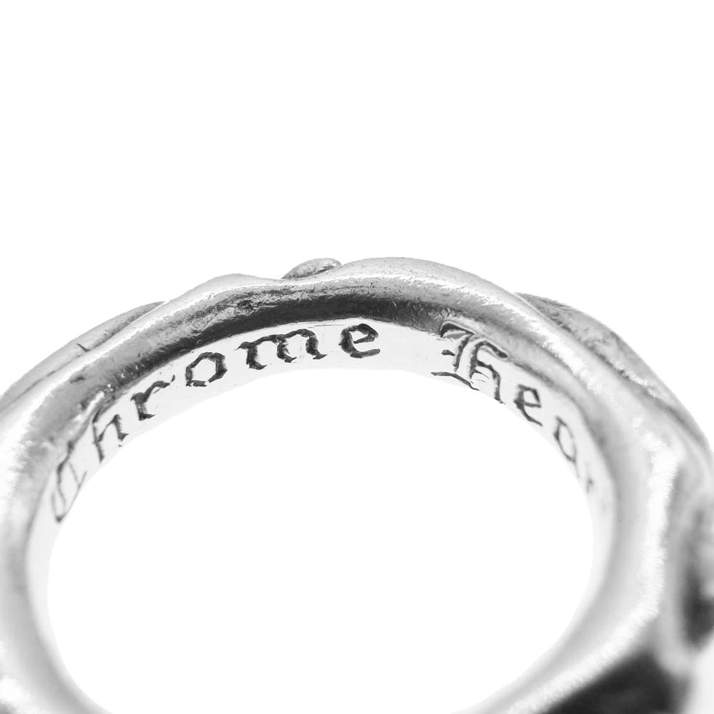 CHROME HEARTS クロムハーツ（原本無） SCRL BAND スクロール バンド リング シルバー系 11.5号【中古】