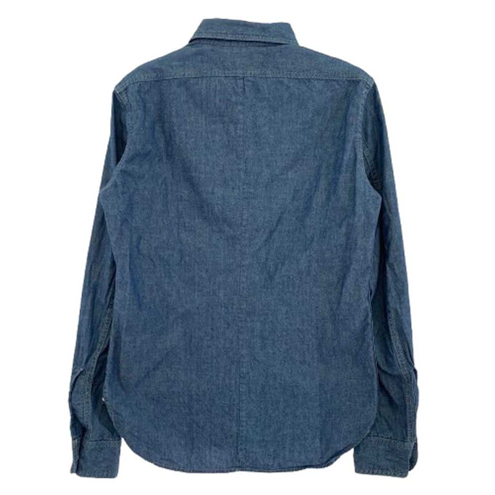 markaware マーカウェア A09A-22SH01C シャンブレー 長袖シャツ インディゴブルー系 1【中古】