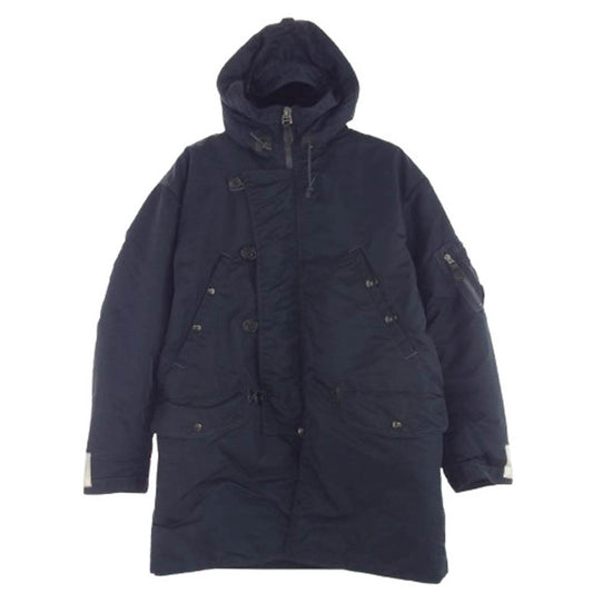Buzz Rickson's バズリクソンズ BR14568VA × BEAMS ビームス × VAINL ARCHIVE ヴァイナルアーカイブ N-3B ミリタリージャケット ネイビー系 S【中古】