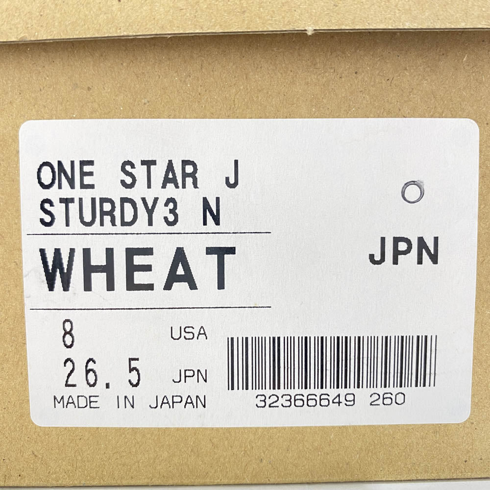 CONVERSE コンバース ONE STAR J STURDY 3 NB ワンスター ローカット スニーカー ブラウン系 26.5cm【中古】