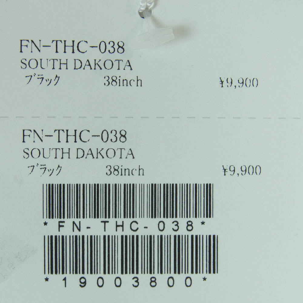 THE FLAT HEAD ザフラットヘッド FN-THC-038 T SHIRT THC SERIES 3本針の1本外し縫製 ヘビー ウェイト プリント 半袖 Tシャツ ブラック系 38【新古品】【未使用】【中古】