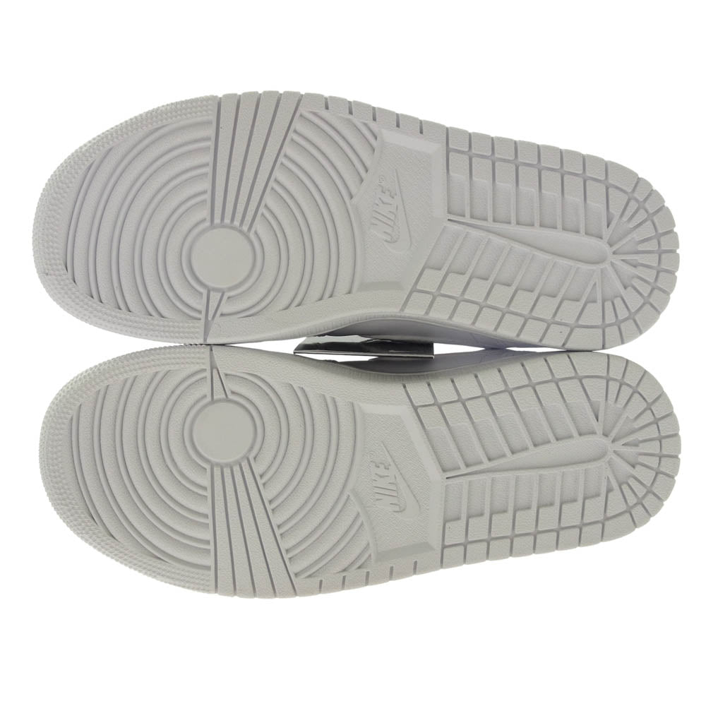 NIKE ナイキ DV0991-111 Air Jordan 1 Mid Triple White エアジョーダン1 ミッド トリプルホワイト スニーカー ホワイト系 24cm【極上美品】【中古】