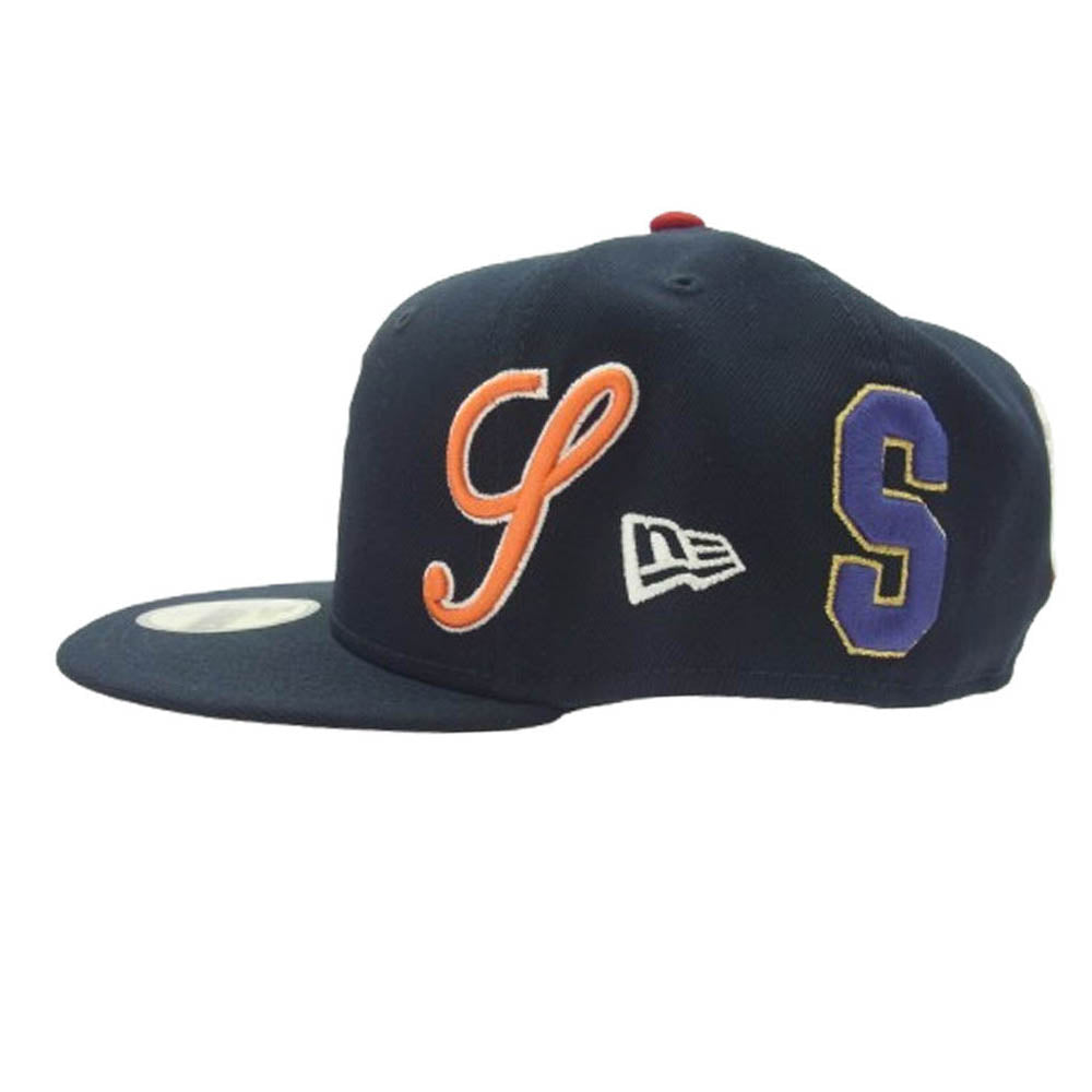 Supreme シュプリーム 25SS Multi S Logo New Era Cap ニューエラ ロゴ キャップ ネイビー系【極上美品】【中古】
